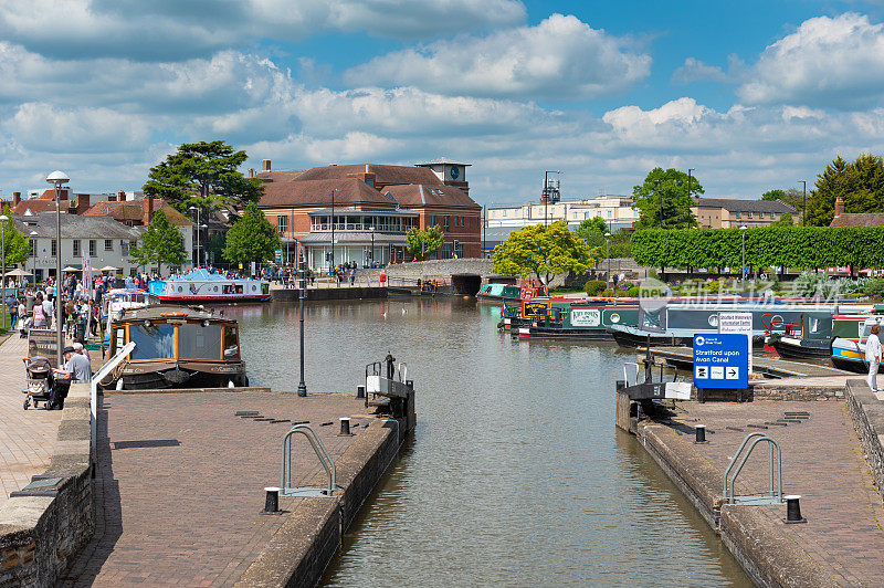 Stratford Upon Avon Canal，沃里克郡，英格兰，英国